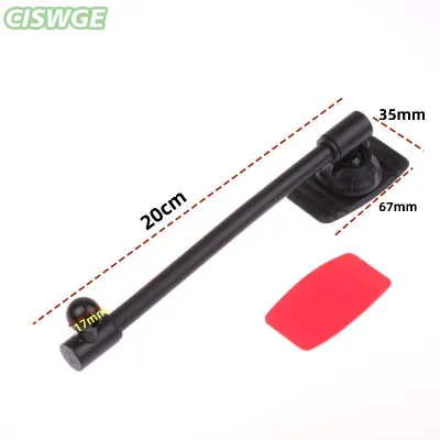 [CISWGE Motor Vehicle] แท่นวางมือถือติดกระจกหน้ารถยนต์1ชุด แท่นวางหัวบอลขนาด17มม. สำหรับยึดโทรศัพท์ในรถยนต์ฐานติดกาวนาโนอเนกประสงค์