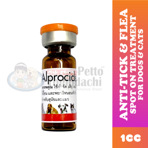 Anti Tick and Flea Medicine Alprocide Spot On Treatment for Cats and Dogs 1cc original anti garapata anti kuto