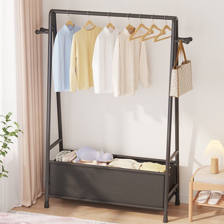 Double A Shape Clothes Rack Simple Coat Rack Bedroom Cloth Organizer ...