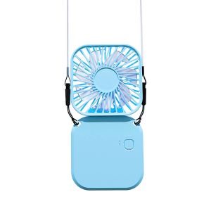 Hanging Neck Fans Mini Portable Folding USB Fans Mute Power Bank Portable Handheld Desktop Portable fan