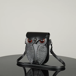 Trendy Punk Style Shoulder Bag PU Leather Crossbody Bags with Various Carrying Option for Fashion Individuals