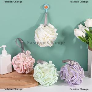 [COD] Fashion Change Soft Mesh Bath Sponge Balls Skin Cleaning Brush Shower Puff Body Cleaner Exfoliating Scrubbers Bath Flower Bathing Accessories