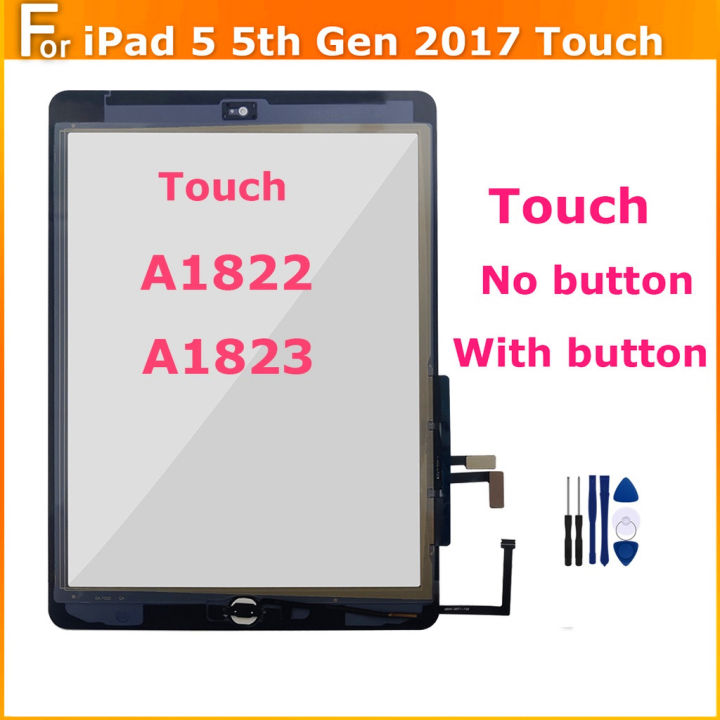 For IPad 5th Gen 2017 A1822 A1823 Touch Screen Digitizer