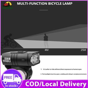 LED Bicycle Light 10W 800LM 6 Modes USB Rechargeable MTB Front Lamp