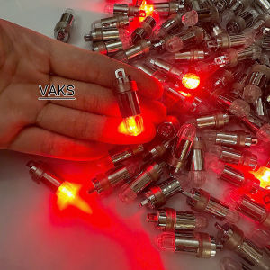 Combo 3 Đèn LED mini CHỐNG THẤM NƯỚC có móc treo màu ĐỎ ko chớp - lý tưởng trang trí cho các bữa tiệc