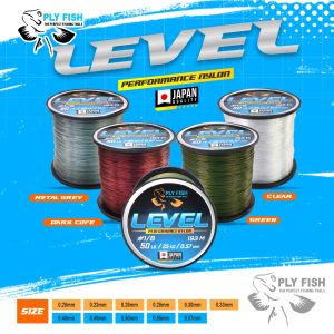 Senar Pancing Cepat Tenggelam Ply Fish Level 1/8 Spool Japan Quality - Hijau Lumut