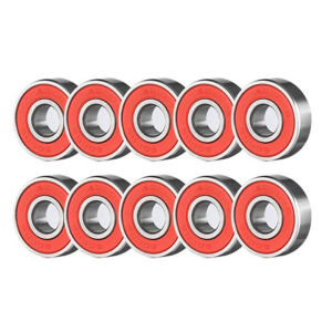 10Pcs ABEC-9 608-2RS Skate Wheel Bearing High Carbon Steel Skateboard Wheel Bearings