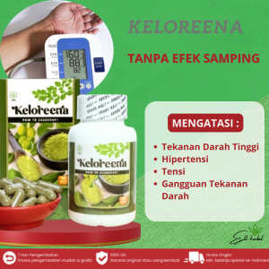 Keloreena - Obat Tekanan Darah Tinggi Hipertensi Tensi Gangguan Tekanan Darah BPOM