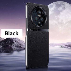 Original Leather Case For HONOR MAGIC 5 Pro MAGIC5 Shockproof Back Cover Plating Bumper For Huawei Magic5 Hard PC Mobile Phone Casing
