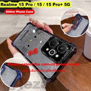 Case Realme 15 Pro Plus Pro+ 15T 5G Realme15Pro 5G Case Soft Shining Shockproof Glitter Cute Back Cover