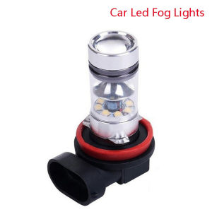 2pcs mobil led Lampu Kabut Led H11 H8 4300K 100W 1500LM Super Terang Warna Kuning PUITH