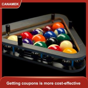 【CANAMEK】 Hệ thống giá bi-a chuyên nghiệp được thiết kế chính xác giúp loại bỏ các khoảng trống bi-a gỗ rắn hạng nặng 8 bóng 9 bóng