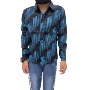 topfashion 3WARNA KEMEJA ANAK USIA 4-10tahun KEMEJA ANAK LENGAN PANJANG/HEM ANAK ARIEL