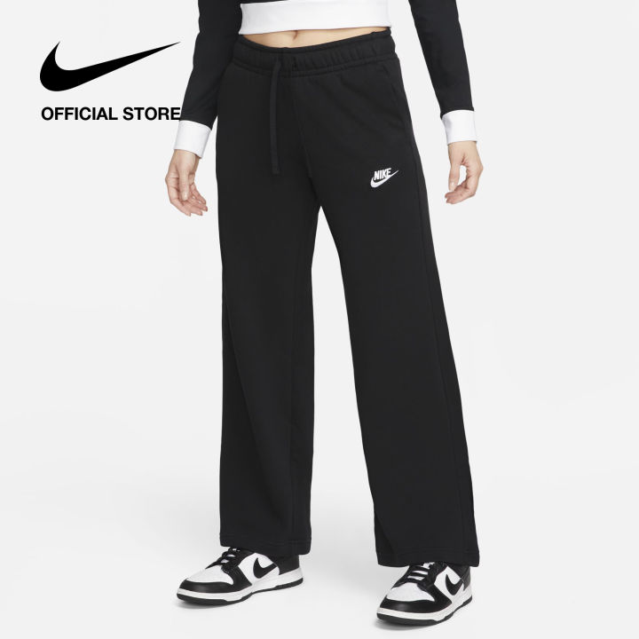 Nike Celana Panjang Wanita Sportswear Club Fleece Mid-Rise Wide