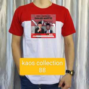 KAOS MERAH PUTIH KAOS CAPRES 2024 /GAMJAR-MAHFUD