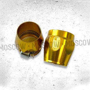 KLEMAN SELANG RADIATOR MOSCOW 1set BREKET KLEMAN SLANG CNC MERAH GOLD BIRU HITAM HIJAU RADIATOR MERK MOSCOW 2pcs Sambungan pengunci brecket Selang hawa radiator air filter KLEMAN SELANG RADIATOR NMAX NINJA VIXION FU CB 150 KLEMAN SAMCO VARIO NMAX AEROX