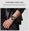 Jeep Watch Skeletonized Watch for Men Automatic Mechanical Watch Business Waterproof Watch Leather Strap Luminous Large Dial Watch. 
