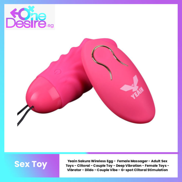 Yeain Sakura Wireless Egg - Female Massager - Adult Sex Toys - Clitoral -  Couple Toy - Deep Vibration - Female Toys - Vibrator - Dildo - Couple Vibe  - G-spot Clitoral Stimulation | Lazada Singapore