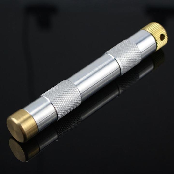 Brass Piston Fire picker xách tay đánh lửa Piston Súng hữu ích nén khí lửa ống dụng cụ sinh tồn cho du lịch ngoài trời