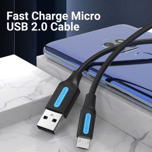 Cáp sạc đầu Micro USB 2A sang USB 2.0 sạc nhanh truyền dữ liệu cho điện thoại Android Samsung chính hãng Vention - COLBG