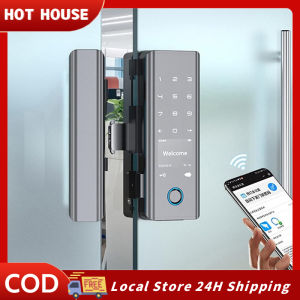 TUYA Smart Digital Door Lock Sliding Glass Door Lock Fingerprint APP Control For Office Home
