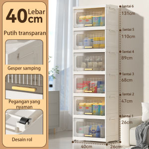 Trove Lemari Plastik 3/4/5/6 SUSUN/Lemari Plastik Penyimpanan Kapasitas Besar/Lemari Penyimpanan Multifungsi Rumah Tangga