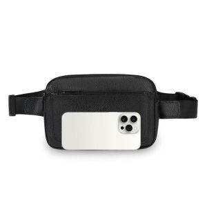 F&S BAG #4057 ADJUSTABLE STRAP CHEST CROSSBODY BAG --WOMEN  LEATHER WAIST BAG THAT CAN CARRY ESSENTIAL LIKE PHONES.