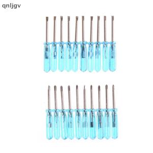 🔥🔥🔥qnljgv 10 cái dụng cụ tuốc nơ vít đầu nhọn chữ thập bỏ túi mini tay cầm bằng nhựa