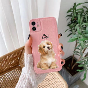 Custom Pet Phone CaseS Animal Cover for iPhone 14 13 15 16 17 Pro Max 16 15 14 Plus Personalized Picture Luxury PU Leather Cases