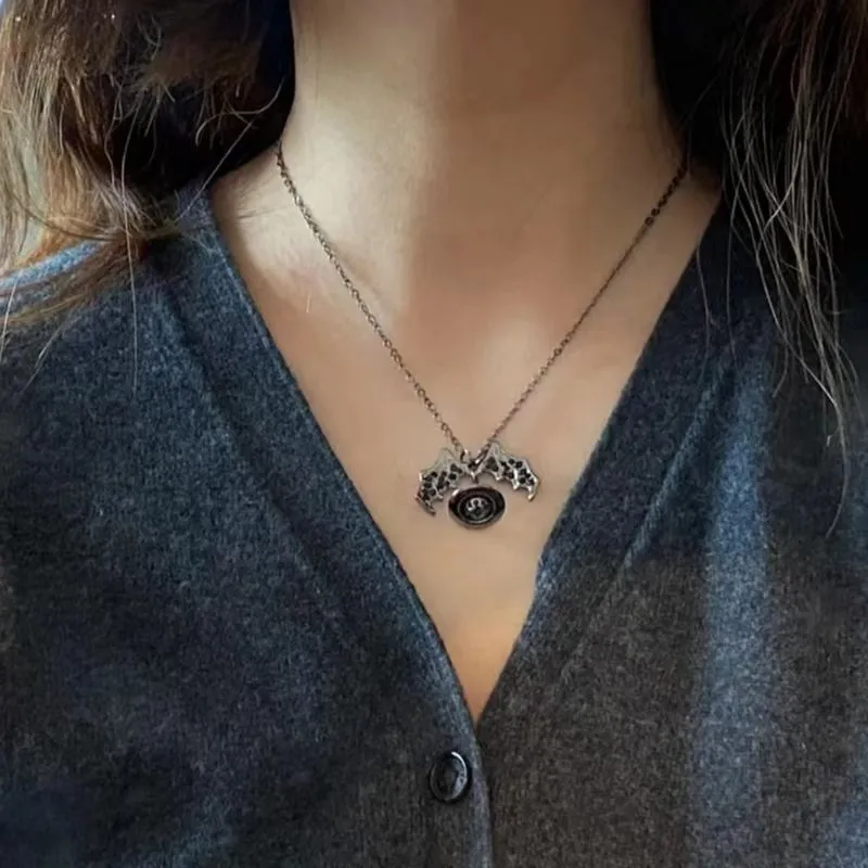 In anticipation of the new Batman movie, here is a Batwing pendant necklace  from Vivienne Westwood! As these necklaces are very popular, ... | Instagram