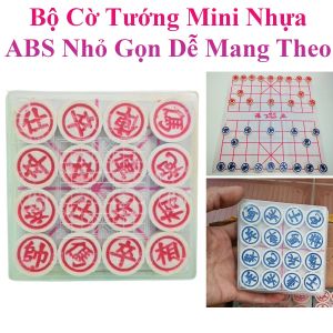 Bộ Cờ Tướng Mini Nhựa Abs Nhỏ Gọn Dễ Mang Theo