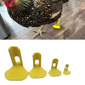 4PCS Chicken Leg Clamps For Injured Birds And Poultry Plastic Avians Splint For Secure Quick Healing Farmer Supply