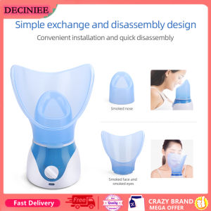 DECINIEE 3 Colors Facial Steamer Sprayer Deep Pore Cleaner Mist Steam Sprayer Spa Skin Face Steaming Device Skin Care Tool