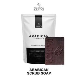 DSAVIOR Arabican Scrub Soap 80g - Sabun Kopi Arabican - Untuk Bekas LukaJerawatDan Kulit Kering / NASA GROSIR