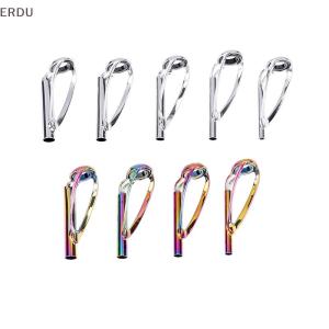 💖【Special price】💖ERDU 1pc Sliver Rainbow Top Tip Guide Ring Free of Tangle for Spinning Casting Fishing Rod