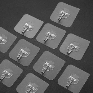 Bộ 10 Móc Dán Tường Chịu Lực Siêu Bự  Miếng Dán Siêu Dính Cường Lực Tải Trọng Lớn