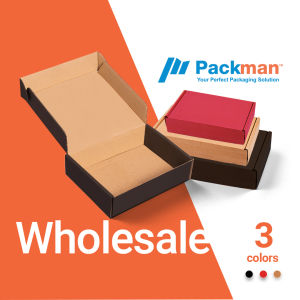 Kraft Mailing Box - Brown Red Black - Packaging Supplies - Wholesale