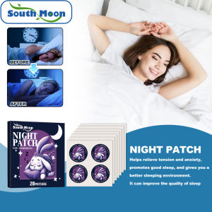 Nam đêm trăng vá thúc đẩy giấc ngủ tốt cải thiện chất lượng của giấc ngủ làm giảm sự khó chịu về thể chất giúp giảm căng thẳng và lo lắng thư giãn cơ thể và tâm trí sức khỏe Sản phẩm chăm sóc 28pcs