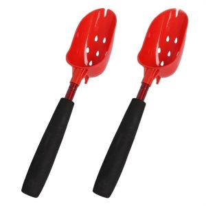 SERAPHYXO Telescopic Bait Throwing Spoon Far Throw Retractable Fishing Nesting Spoon Fishing Tackle Stainless Steel Bait Casting Scoop Fishing Tools