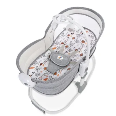 Nôi rung đa năng - bập bênh - nôi xách tay - giường ngủ chung - Mastela 6 trong 1 (từ sơ sinh đến 36 tháng) 8037 - 8039