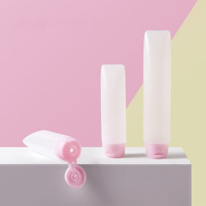 【TaroBall】3Pcs Plastic 30/50ml Refillable Flip Cap Soft Bottle Portable Essential Oil Storage Bottle Travel Cosmetic Lotion Container Shampoo Hand Soap Bottling