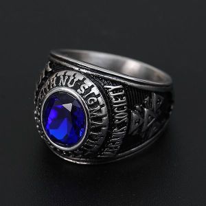 Stainless Steel Fashion Megalith NU Sigma PHI FRAT RING Size 7-13