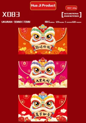Angpao Sincia Premium Angpau Amplop Merah Imlek Chinese New Year Ampao Umum Ampau Pakai Harian