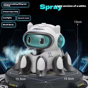 VERIDIAI Color Light Universal Octopus Doll Swing Motion Automatic Obstacle Avoidance Music Octopus Toy New Cool Lighting Light Dance Toy Childrens Play
