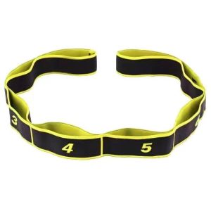 Elastic Digital Yoga Stretching Band 8 Loops Pilates Resistance Bands High Quality Fitness Tension Belt Exercise Pulling Band