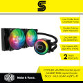 COOLER MASTER MasterLiquid ML240R RGB Liquid Cooler - Black - MLX-D24M-A20PC-R1. 