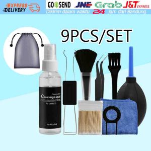 Set Alat Pembersih Lensa Kamera Dslr Profesional pembersih keyboard laptop Blower Cleaning Kit 6 in 1 Perawatan