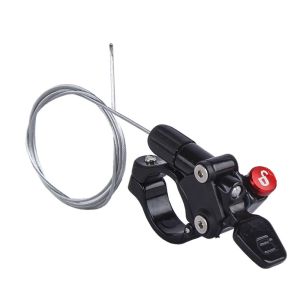 FIGHTINPC With Cable Fork Remote Lockout Lever Shock Absorber Line Controller Suspension Forks Lockout Outdoor Sports Replacement Bicycle Front Fork Wire Mountain Bike
