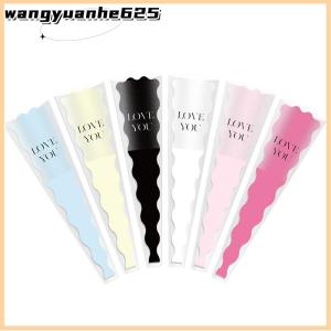 [WYH Store] 👗 10pcs Single Rose Sleeves Flower Wrapping Bag Bouquet Packaging Bags Clear Cellophane Floral Wrappers For Valentines Day