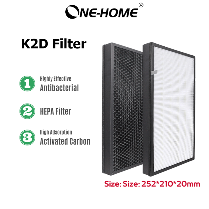 ONE HOME Replacement HEPA Filter of Air Purifier HEPA+Carbon Filter